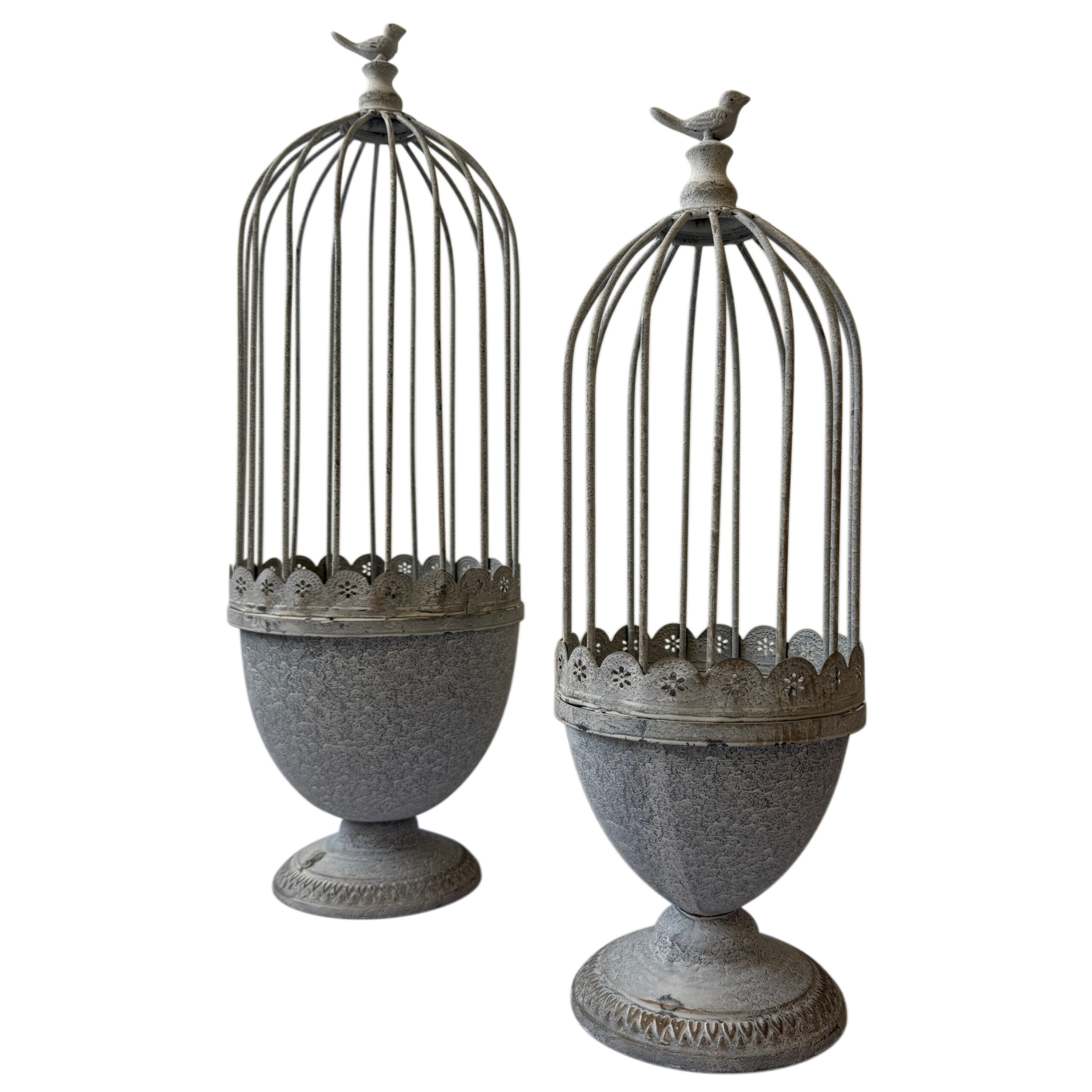 Juego de candelabros de metal