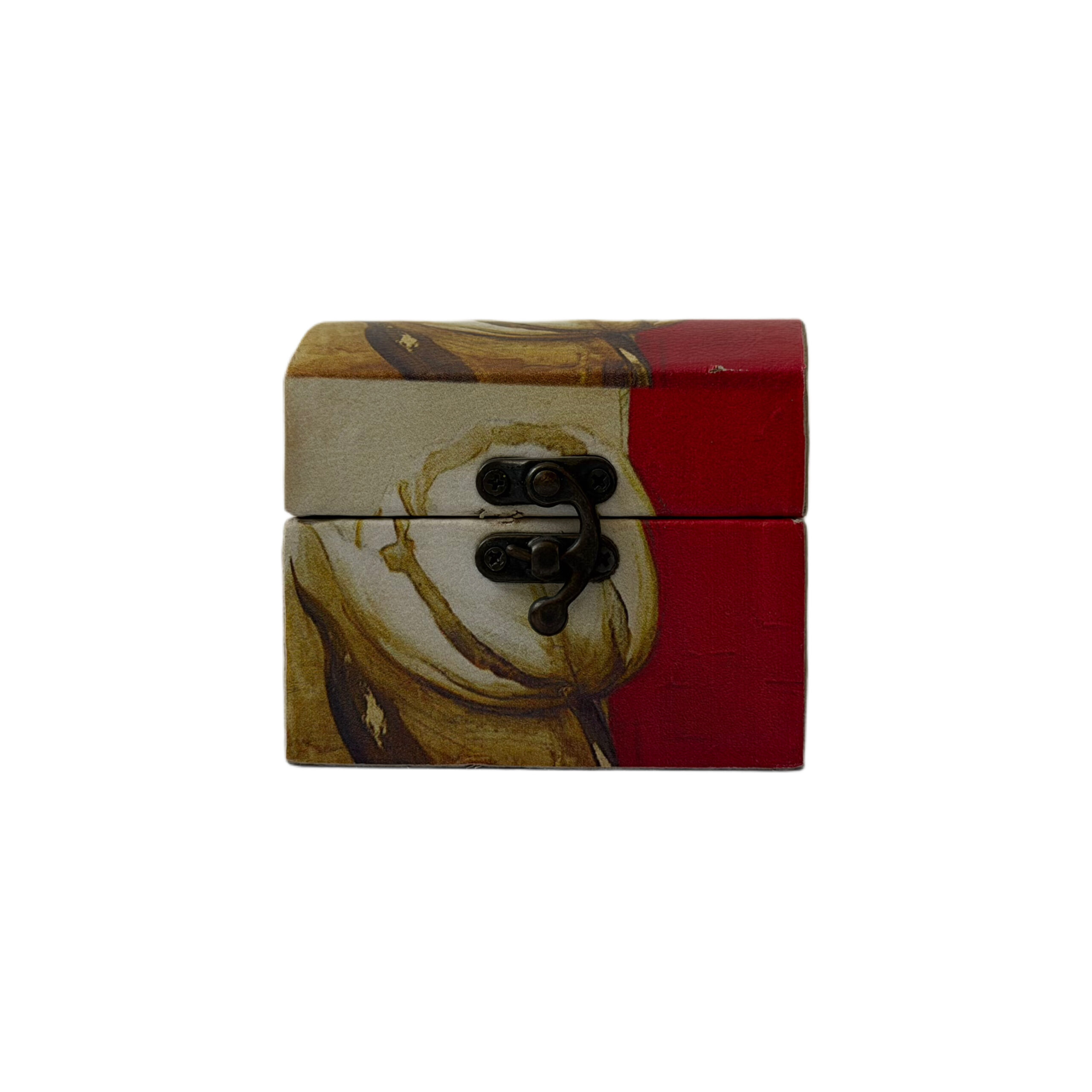 Cajita de madera de amapola