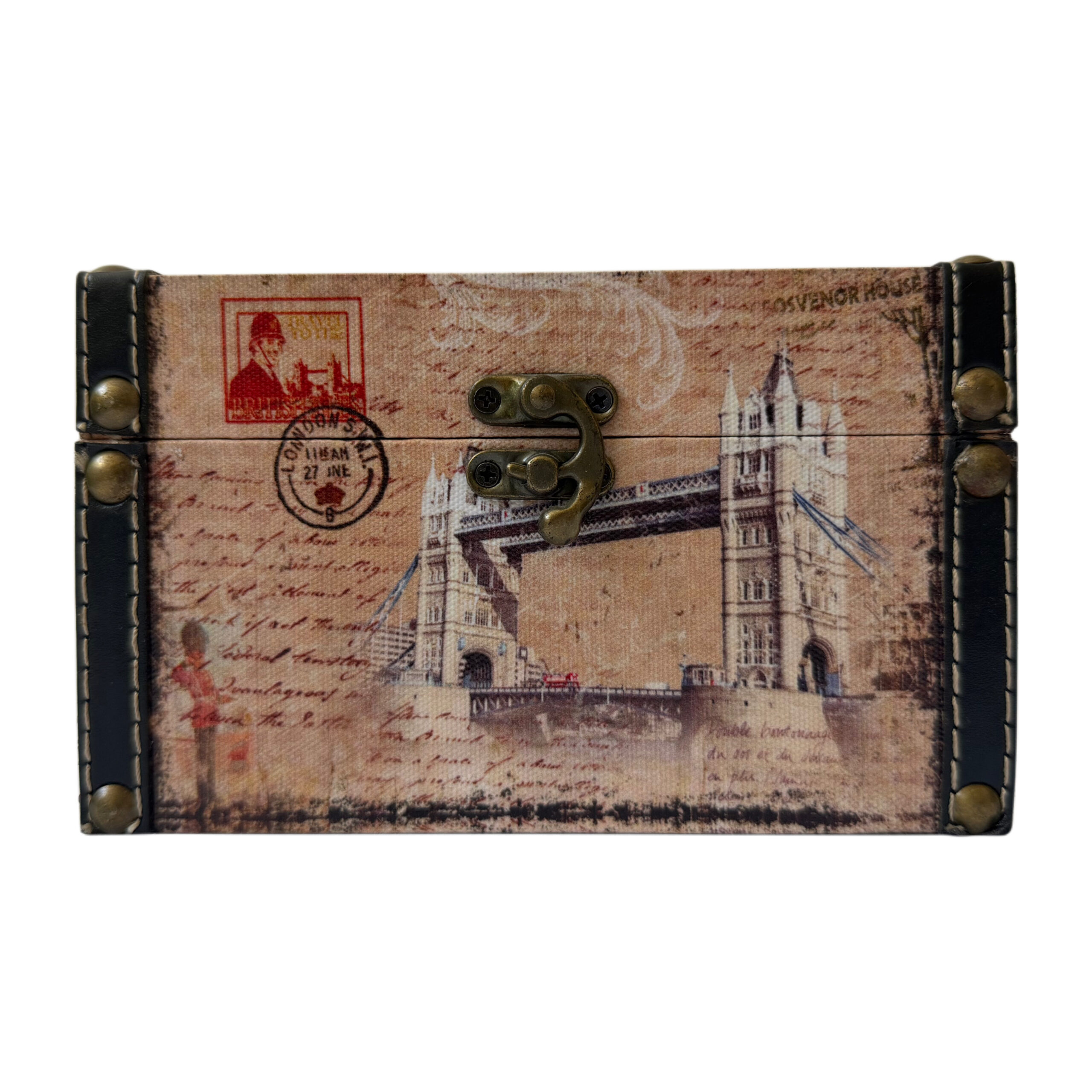 Caja decorativa con diseño de Puente de la Torre