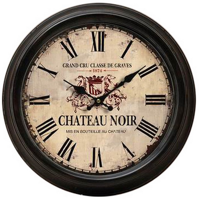 Reloj de pared con diseño de Chateau