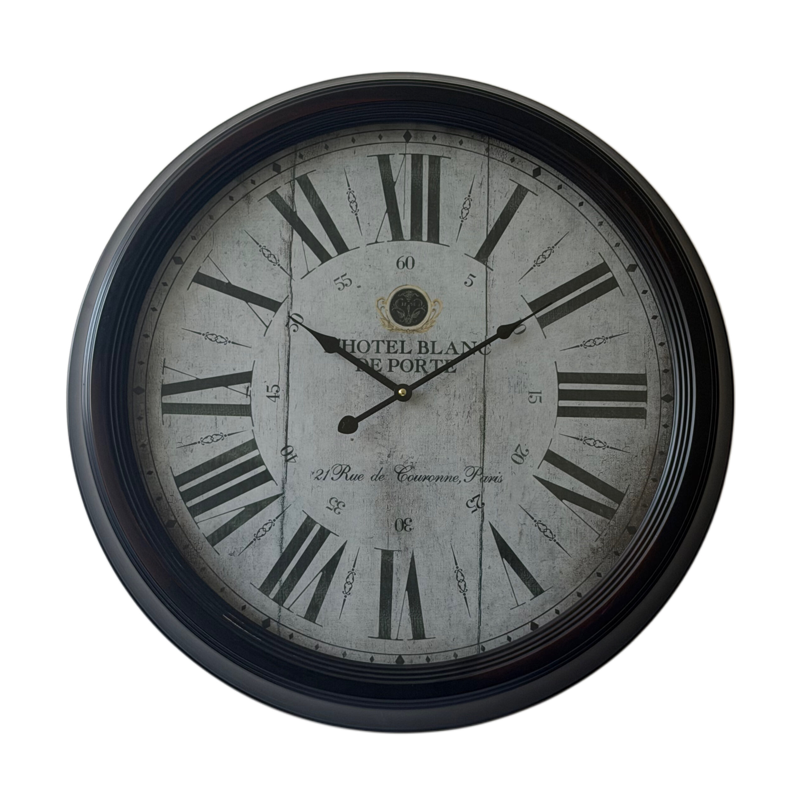 Reloj de pared con diseño vintage