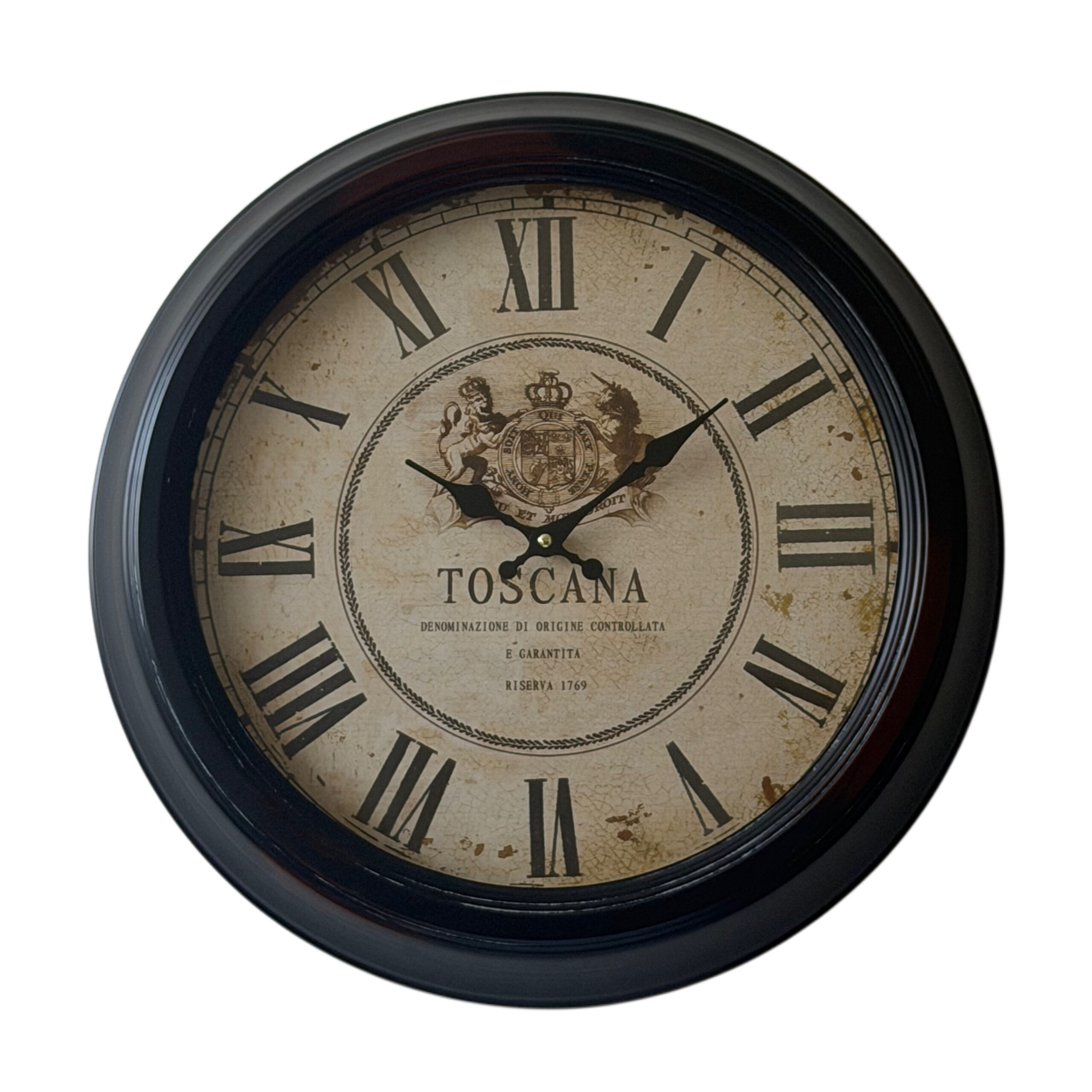 Reloj de pared con diseño Toscana