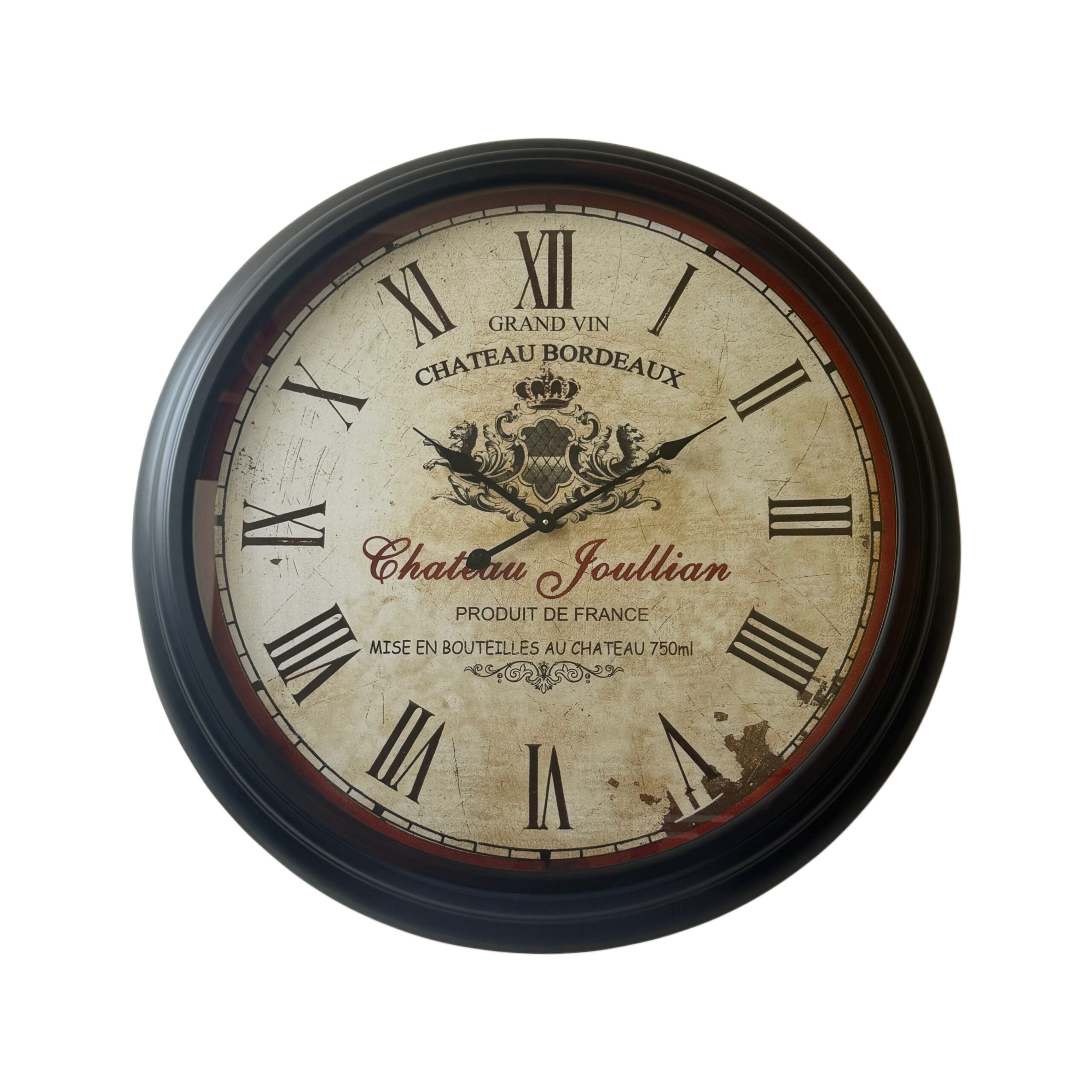 Reloj de pared con diseño de Chateau