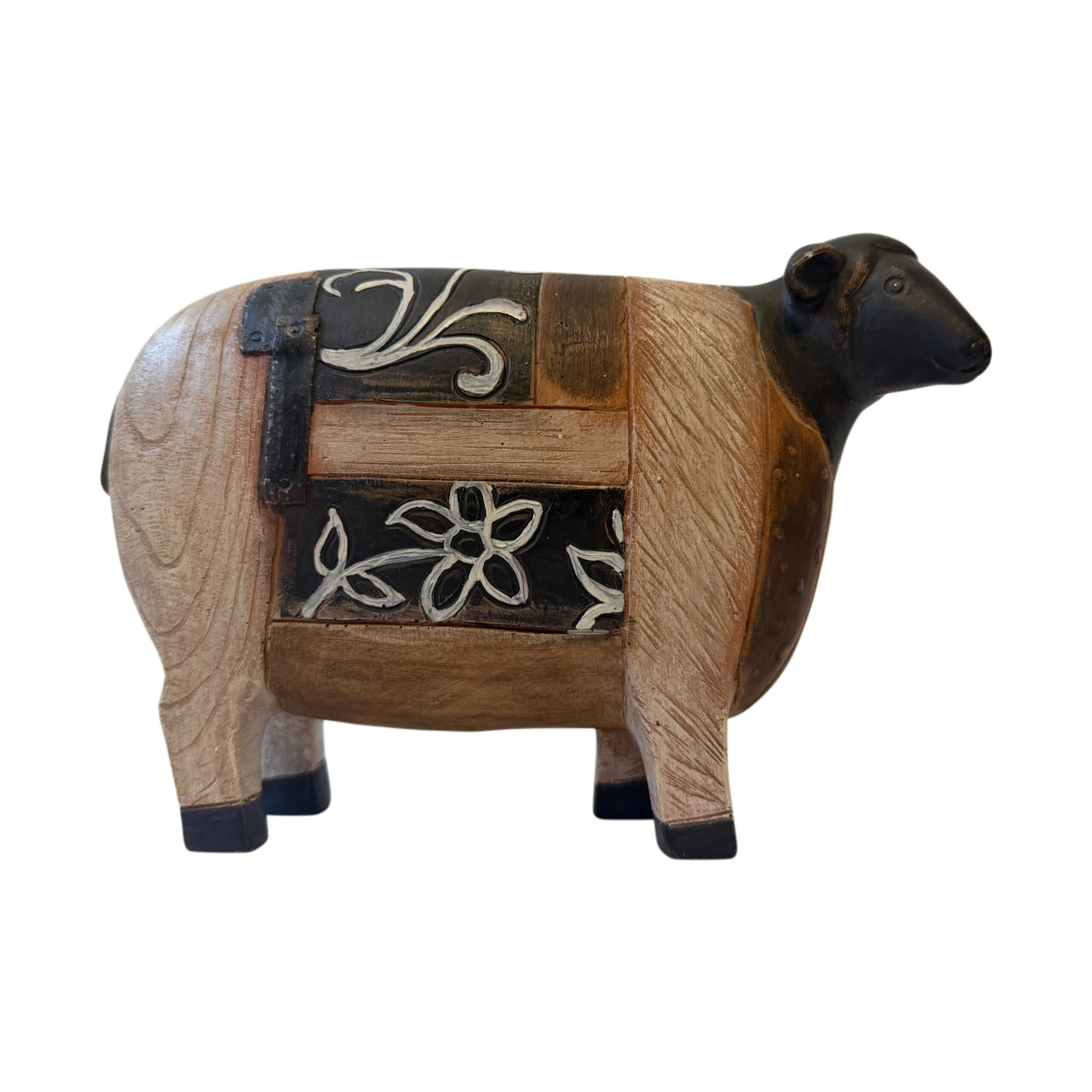 Figura de oveja estilo rústico