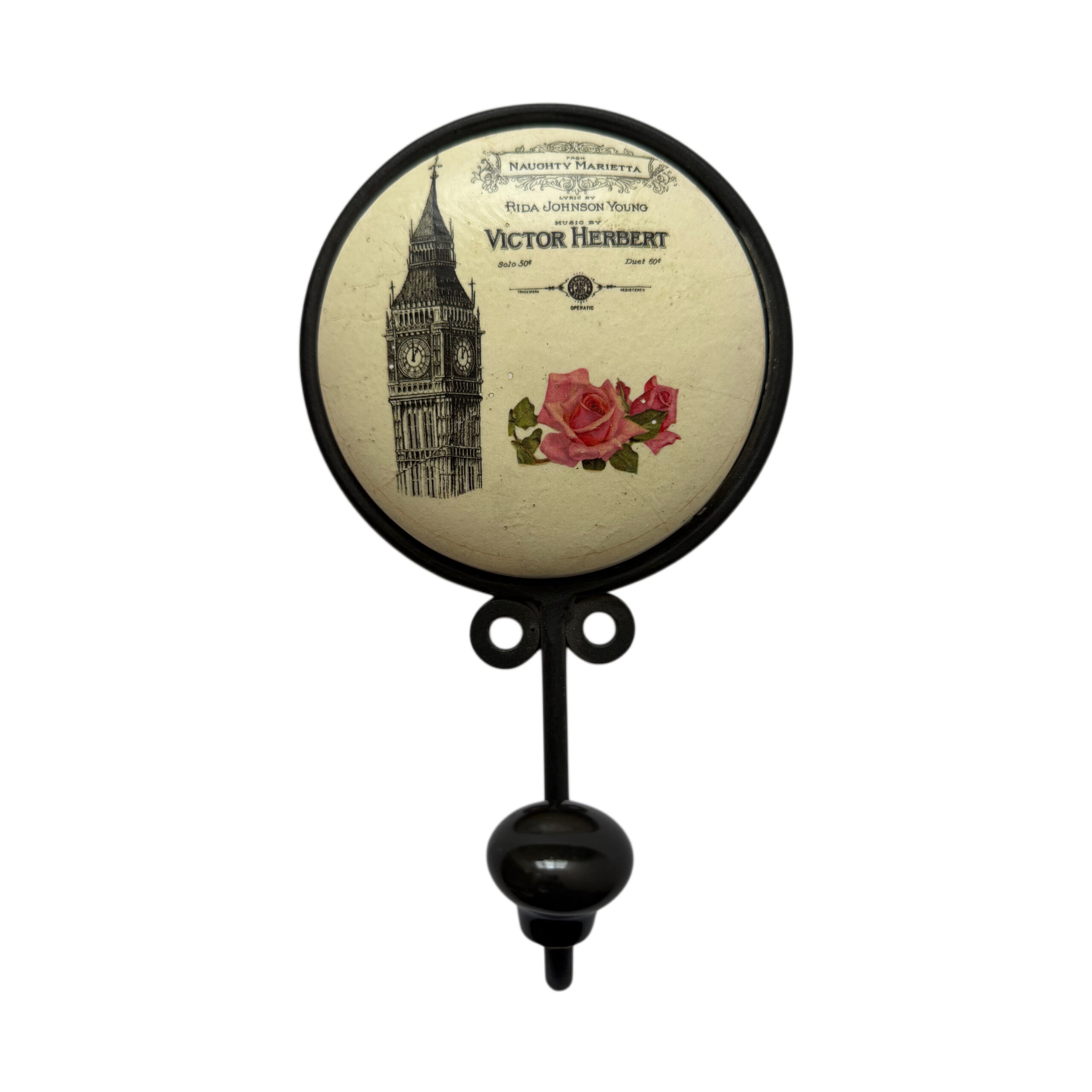 Perchero con diseño de Big Ben