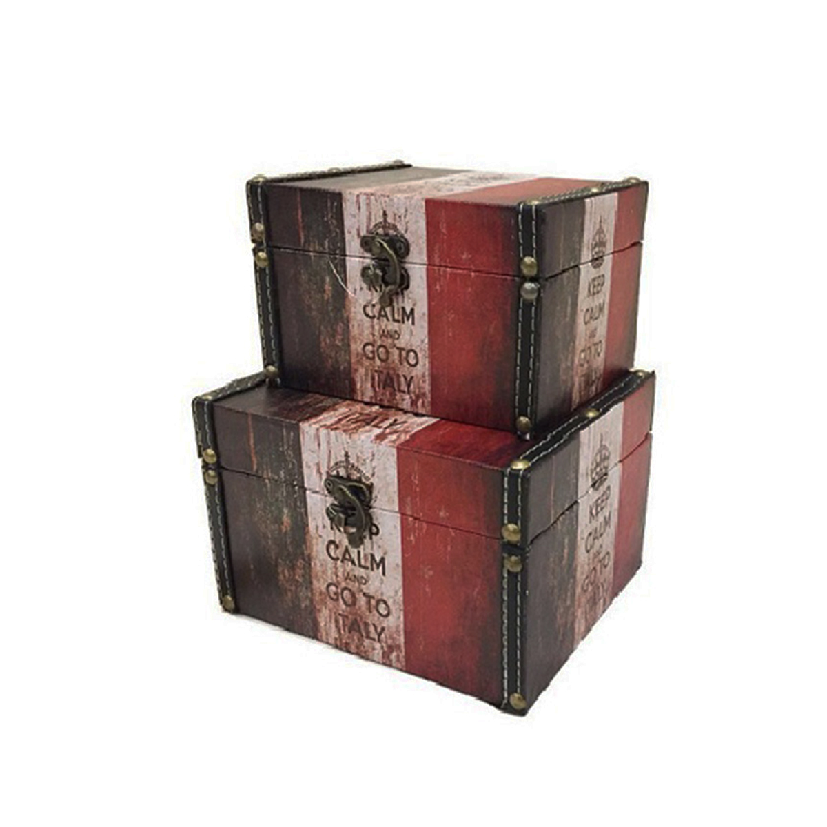 Cajas decorativa con diseño de Italia set/2