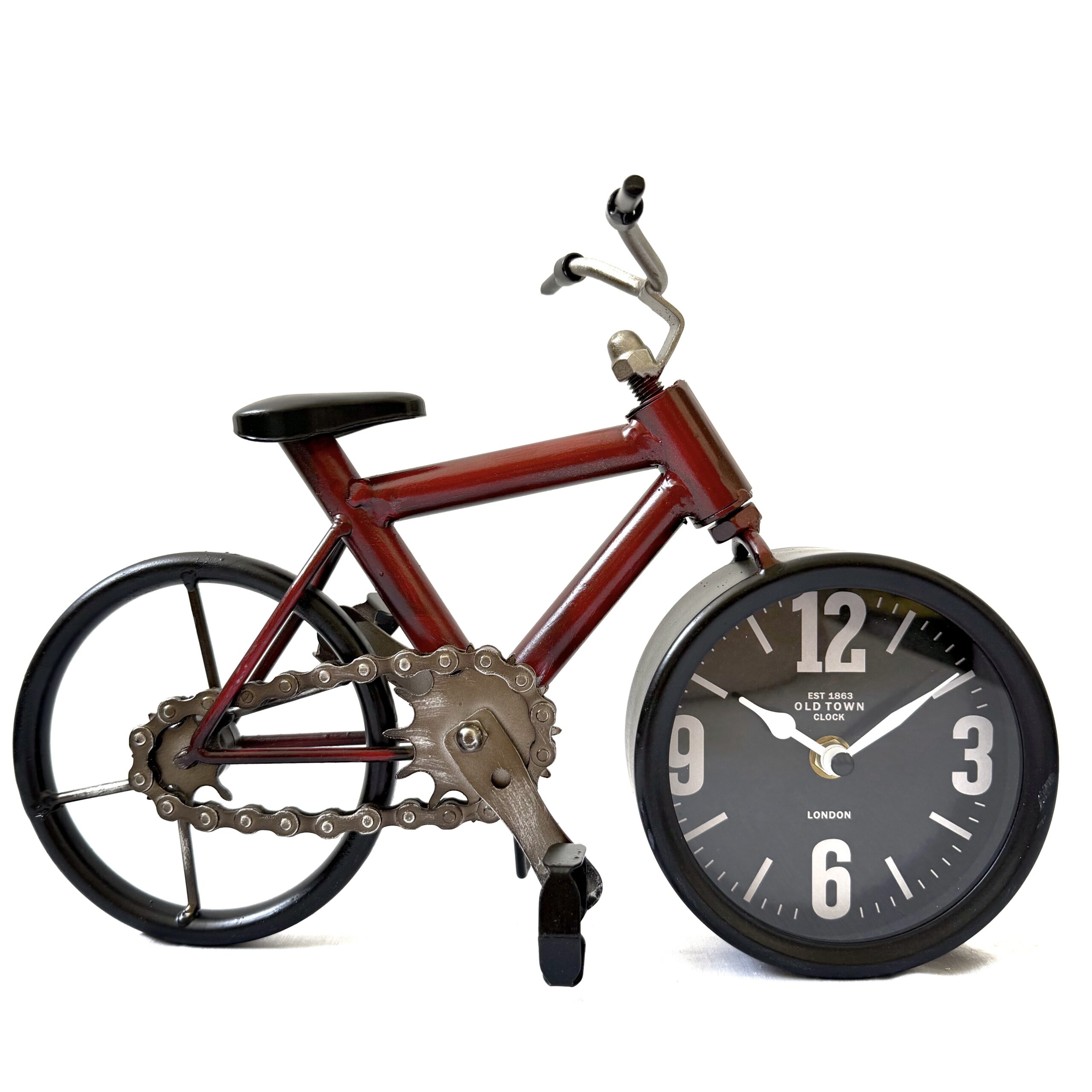 Reloj de bici color rojo