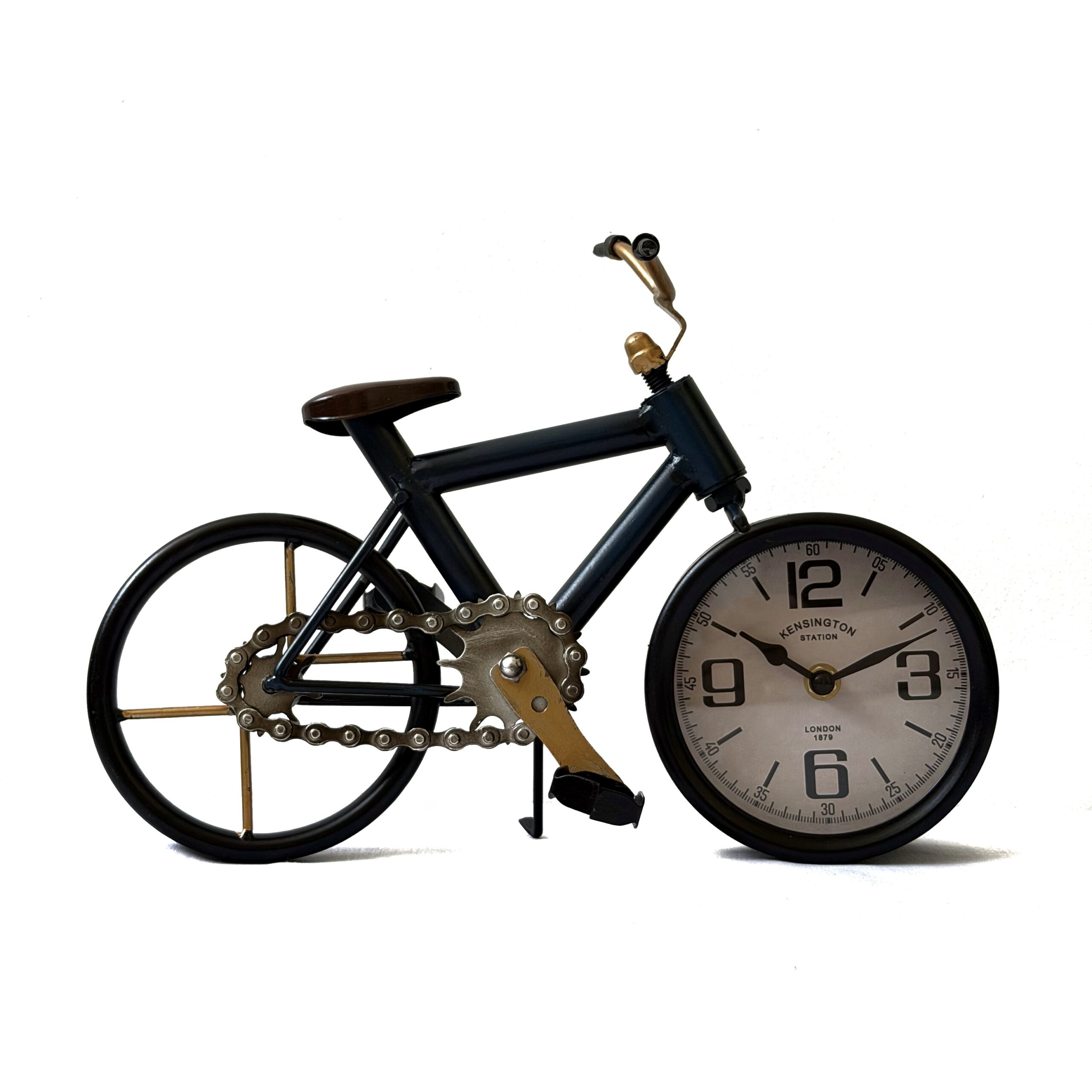 Reloj de bici color azul petróleo
