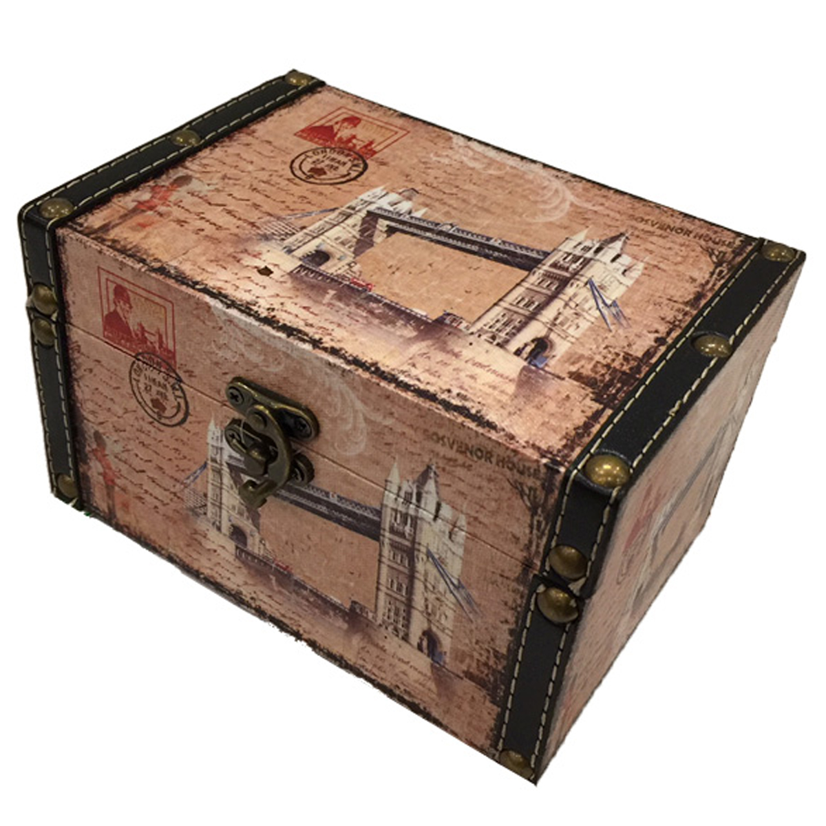 Caja decorativa con diseño de Puente de la Torre