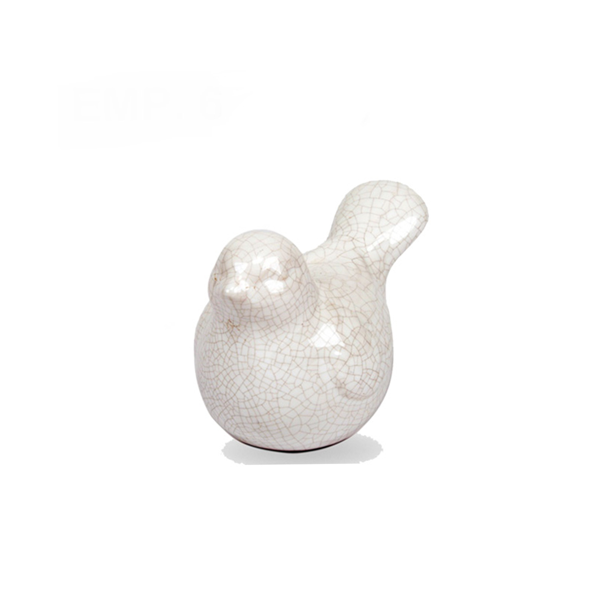 Figura de pajarito de cerámica