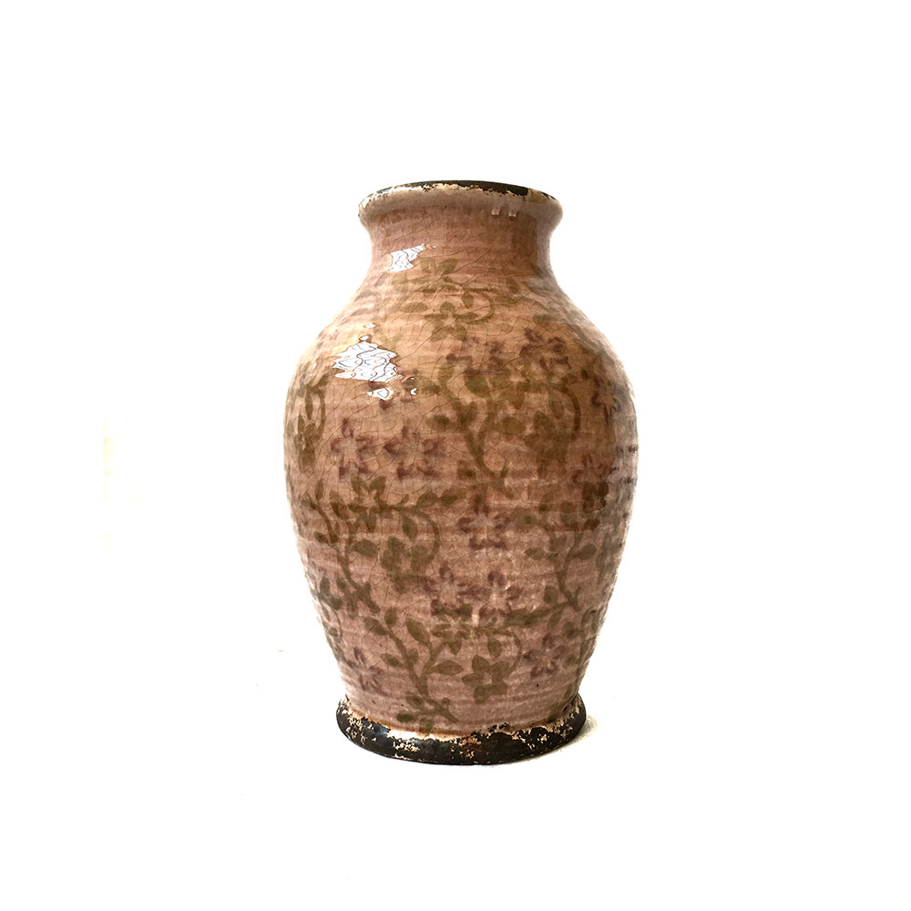 Florero de cerámica estulo vintage