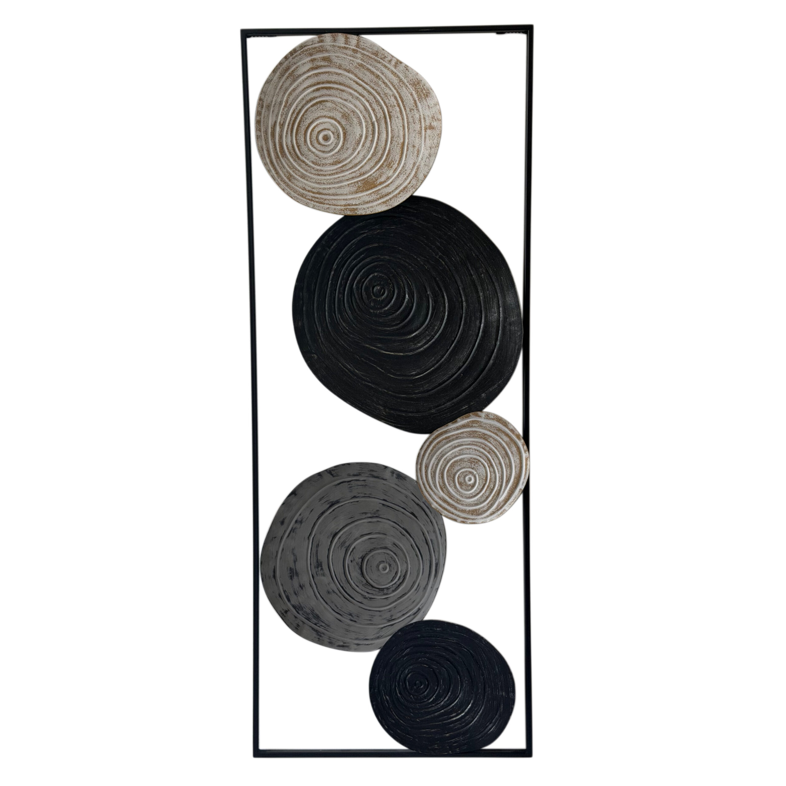 Decoración de pared con diseño moderno y elegante.