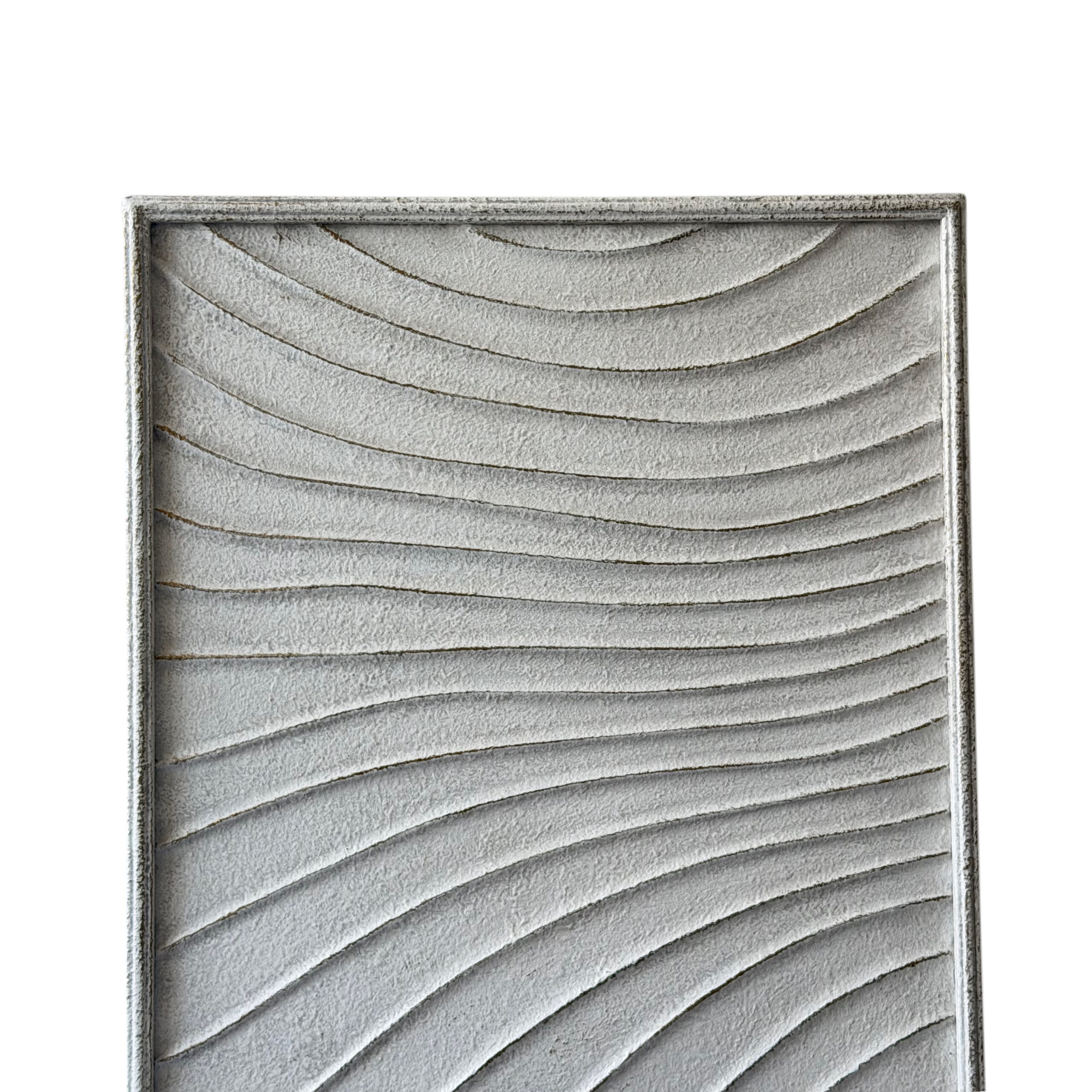 Cuadros decorativos de metal diseño minimalista color blanco set /2 - Imagen 9