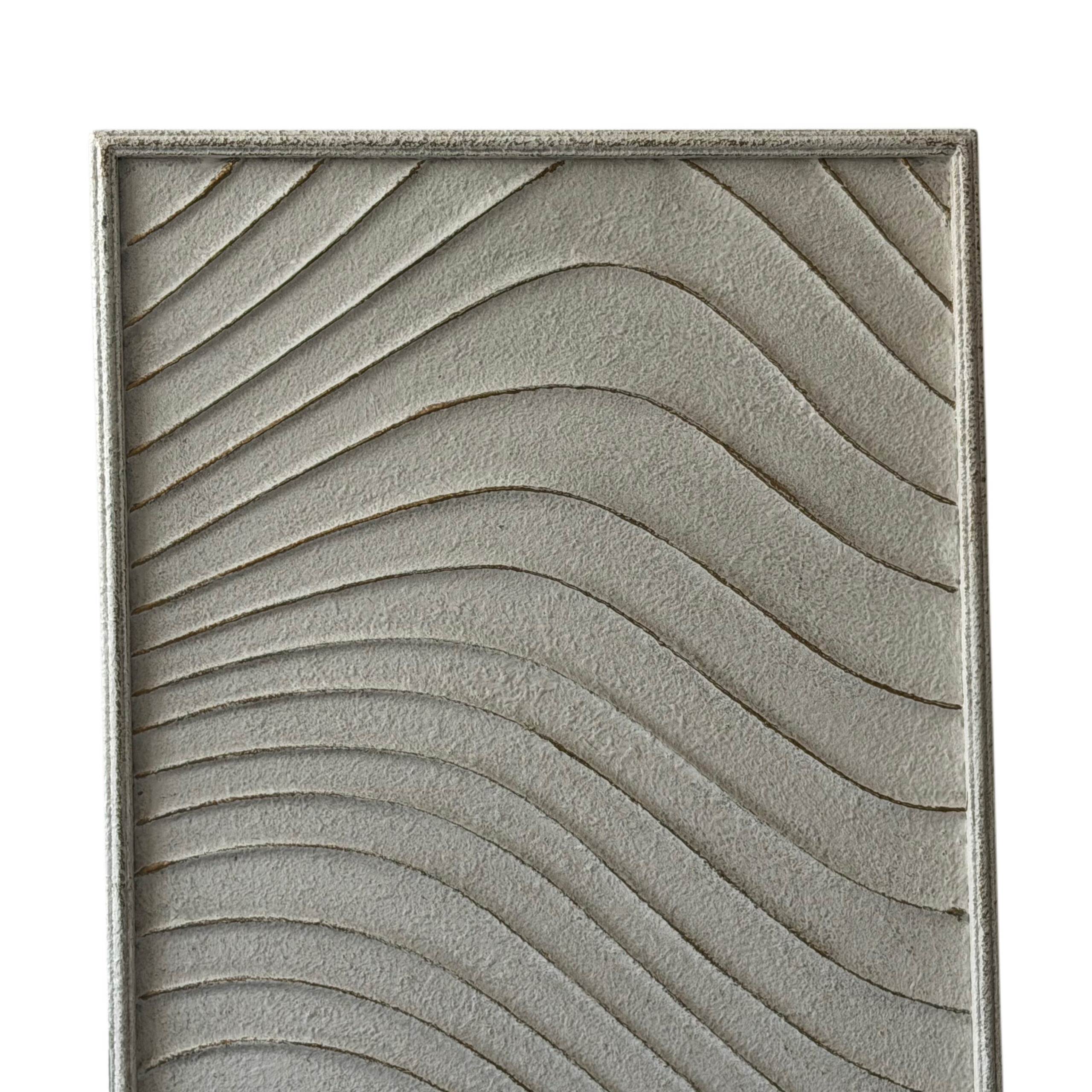 Cuadros decorativos de metal diseño minimalista color blanco set /2 - Imagen 7