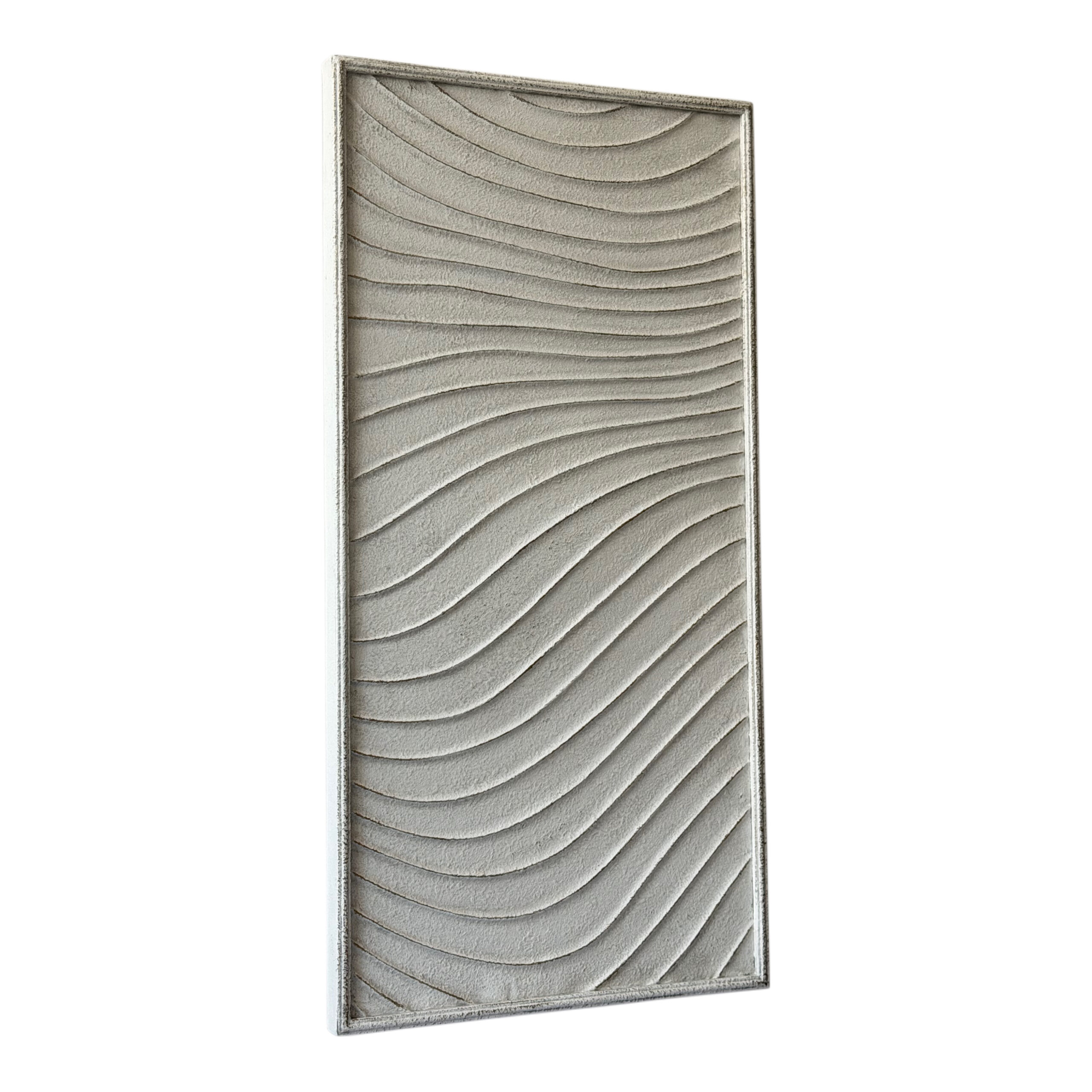Cuadros decorativos de metal diseño minimalista color blanco set /2 - Imagen 6