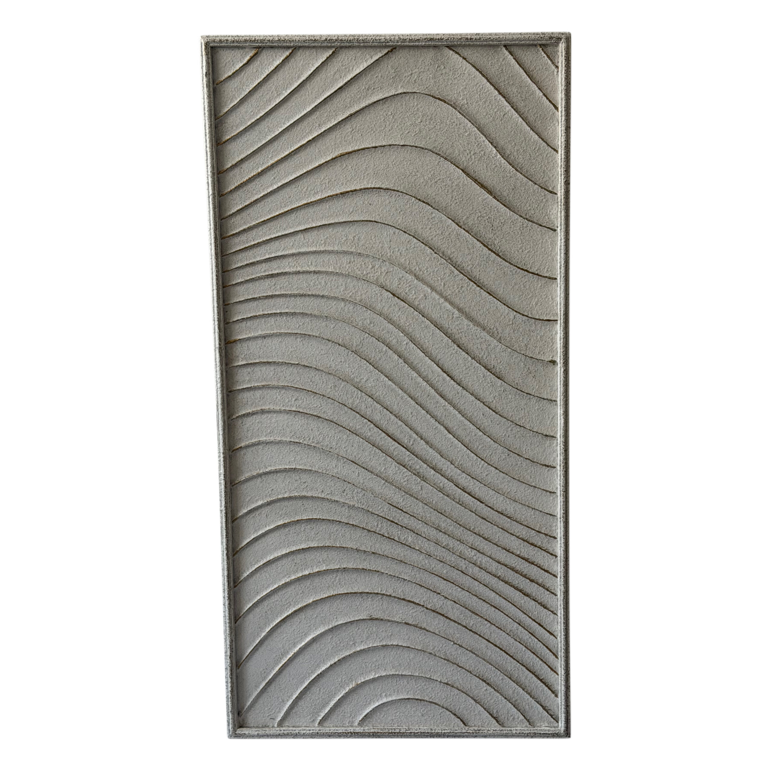 Cuadros decorativos de metal diseño minimalista color blanco set /2 - Imagen 5