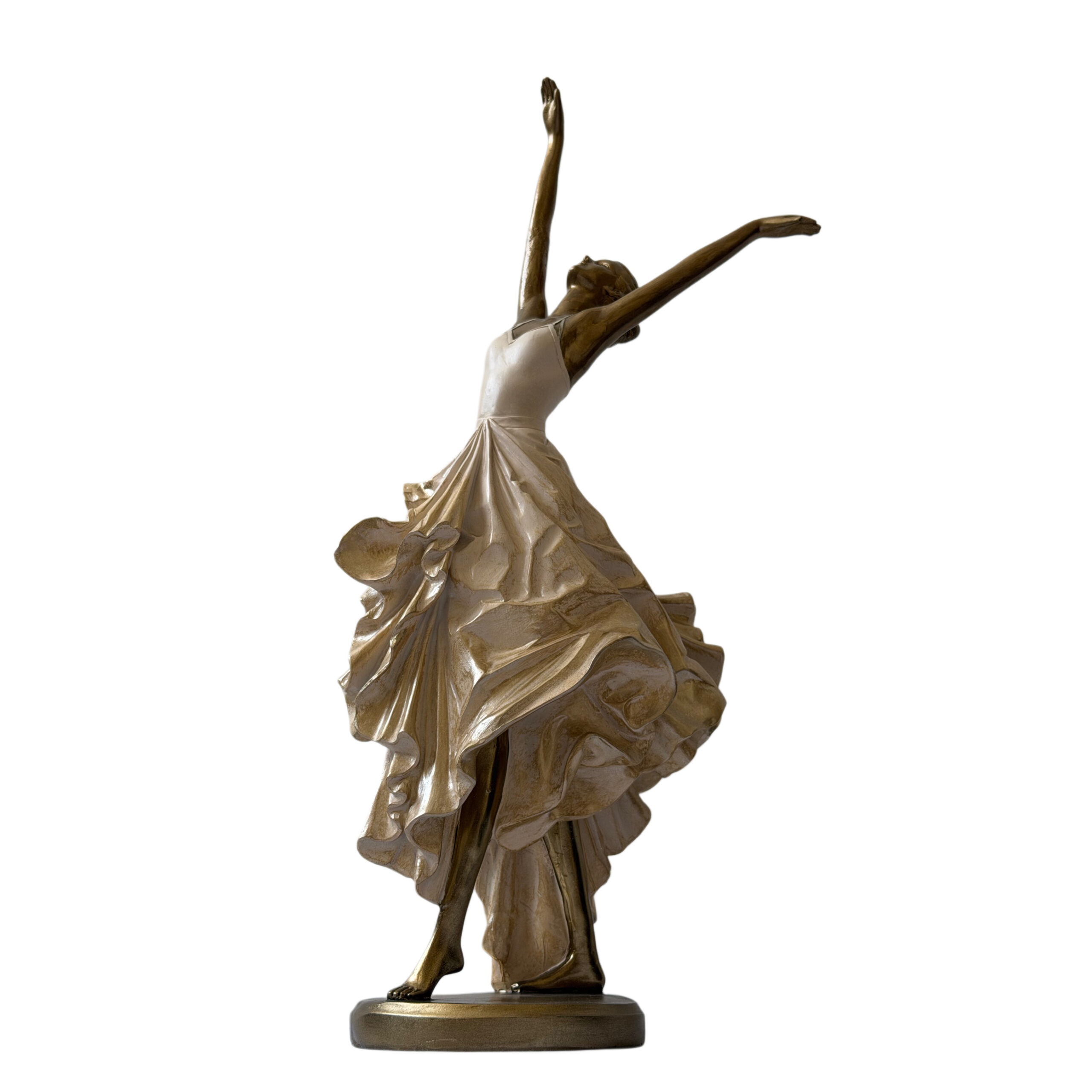 Figura decorativa mujer bailando