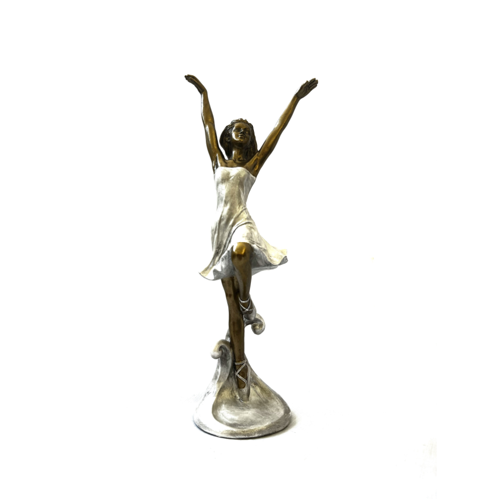 Figura decorativa mujer bailando
