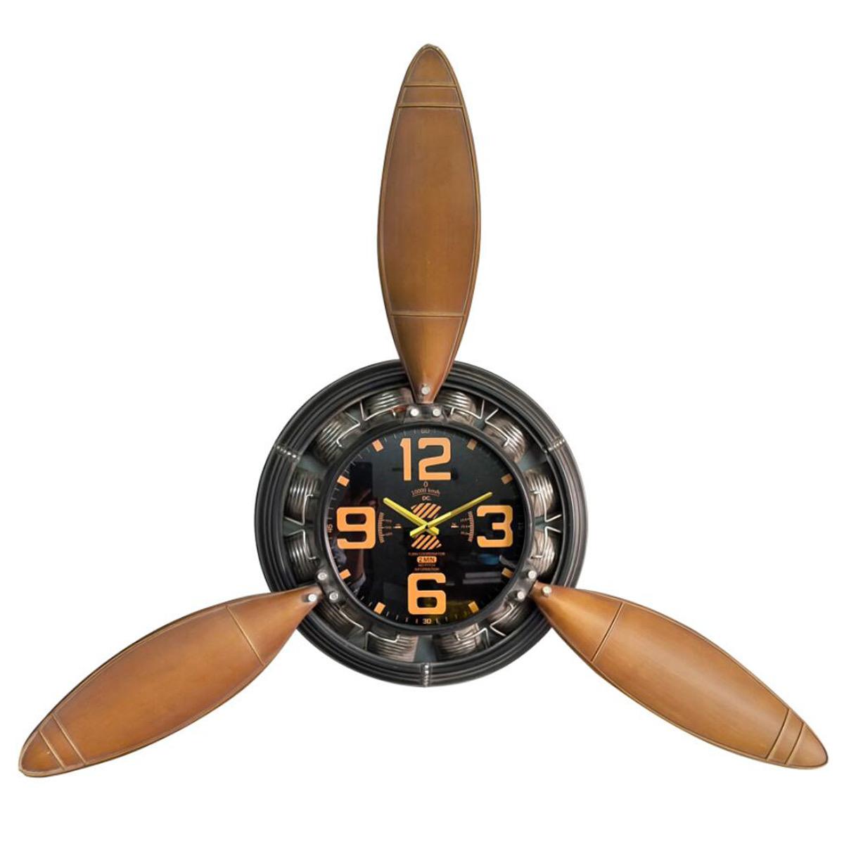 Reloj de Pared con 3 Hélices