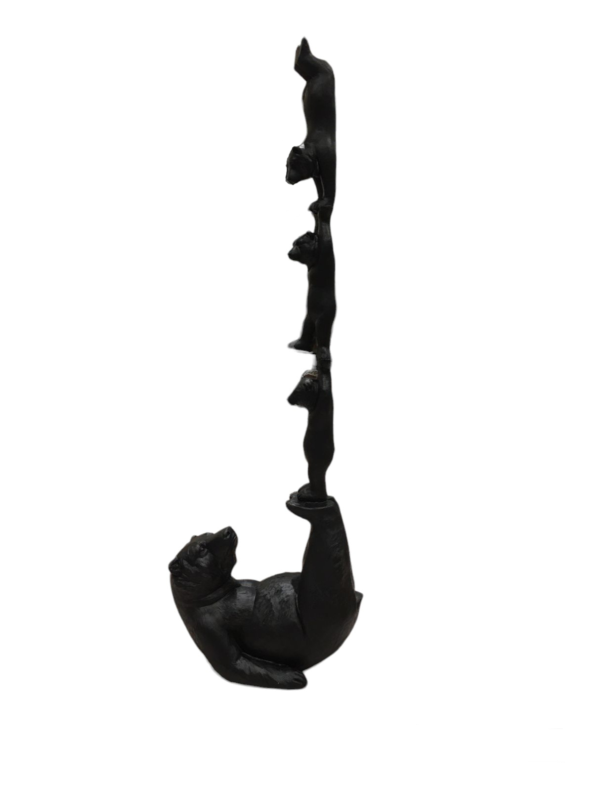 Figura decorativa de familia oso