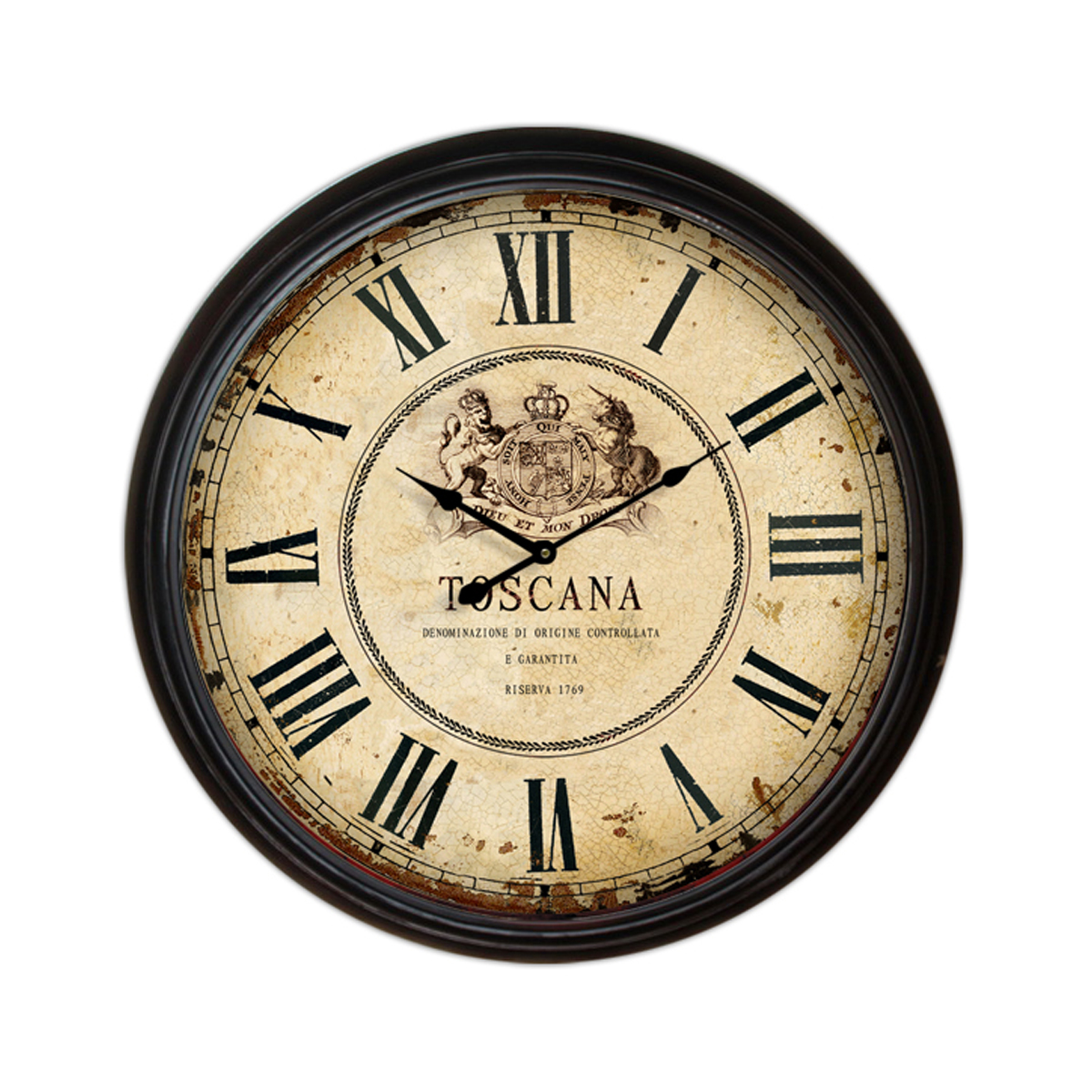 Reloj de pared con diseño Toscana