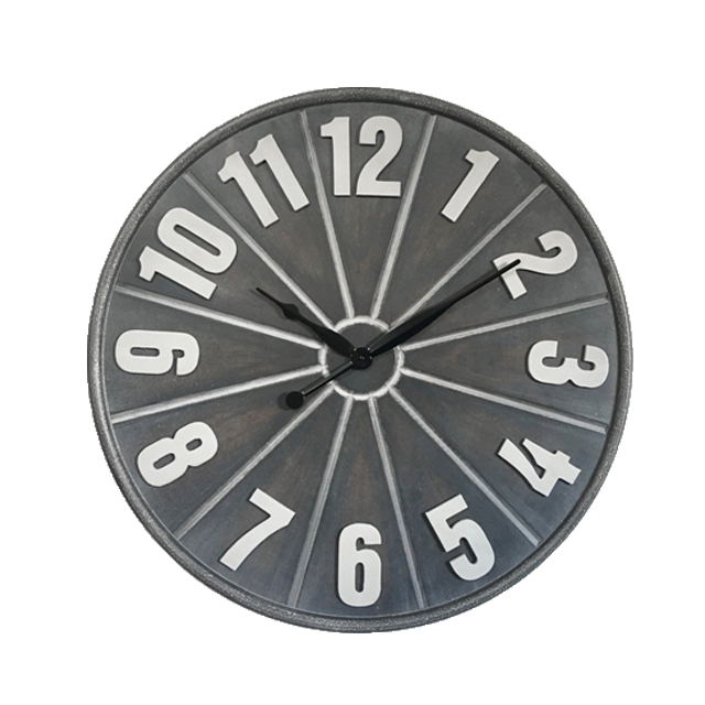 Reloj de pared color gris