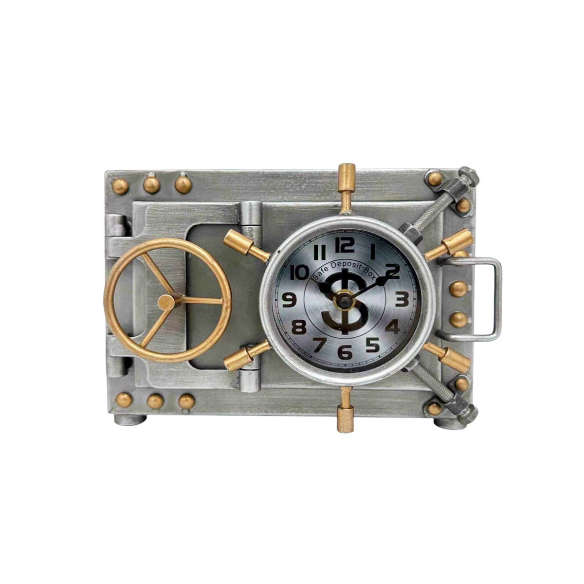 Reloj – alcancía de caja fuerte