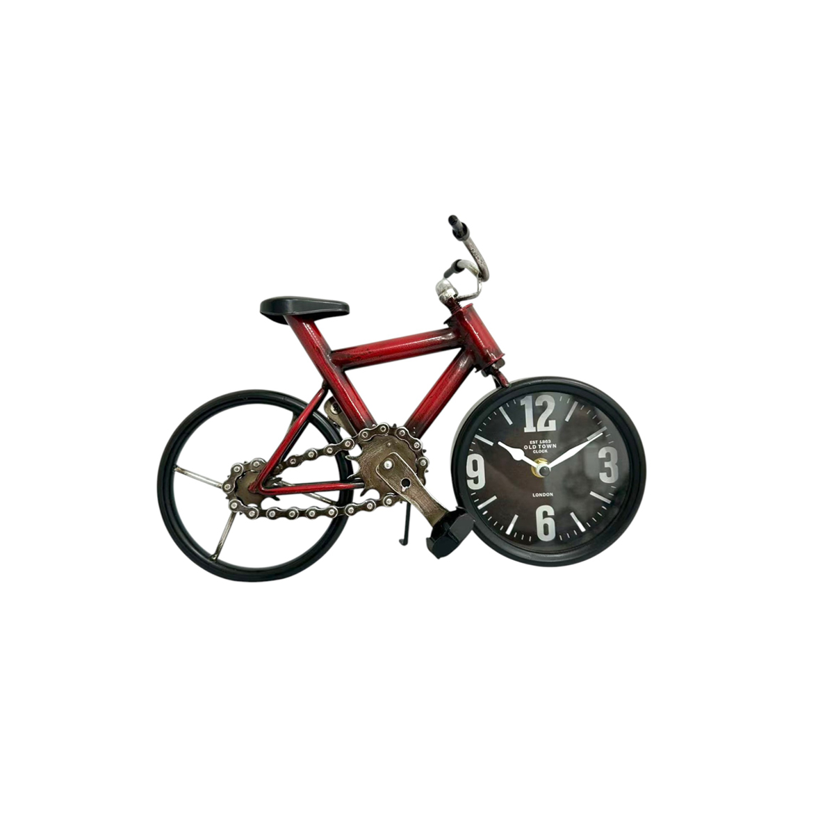 Reloj de bici color rojo