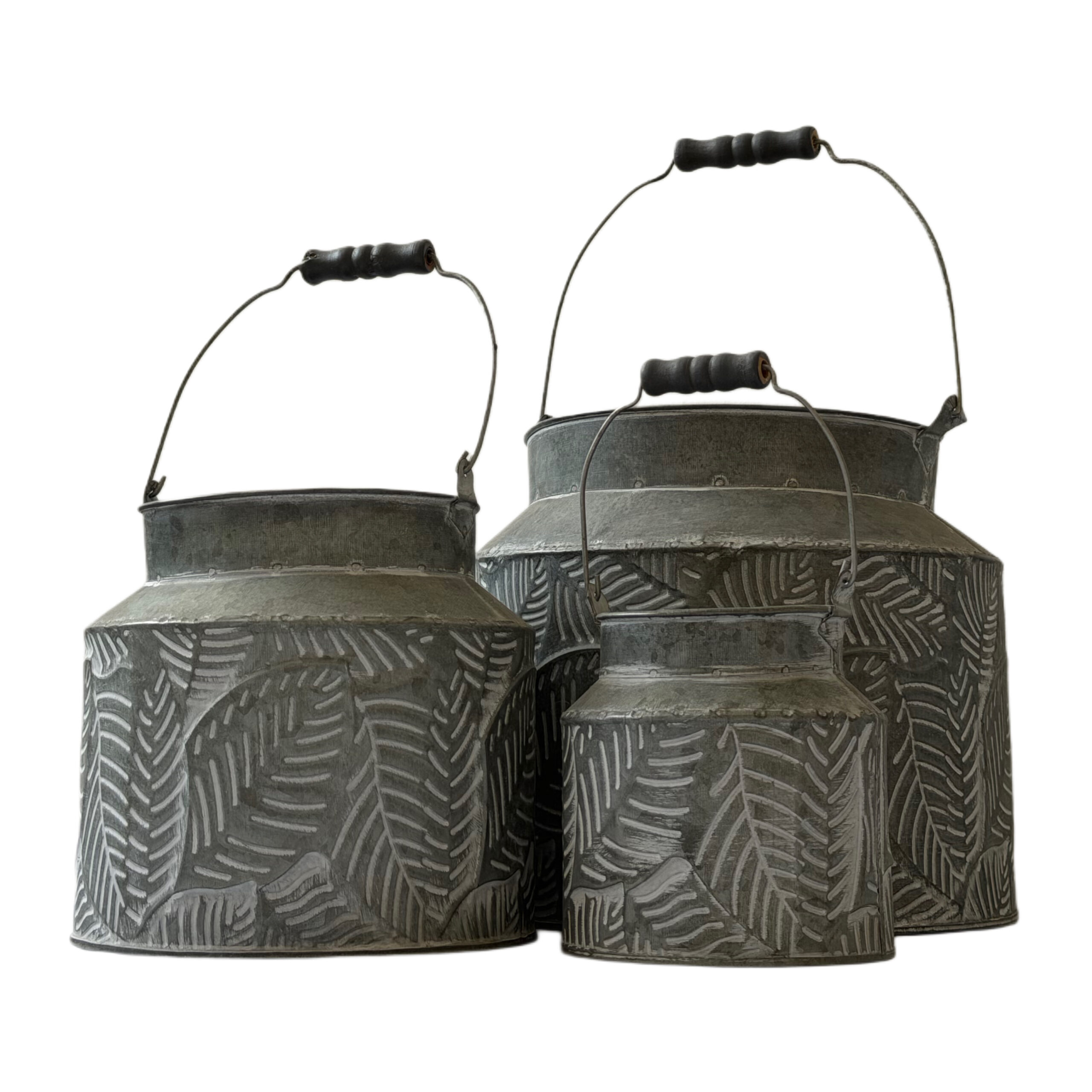 Juego de portamacetas con agarradera set/3