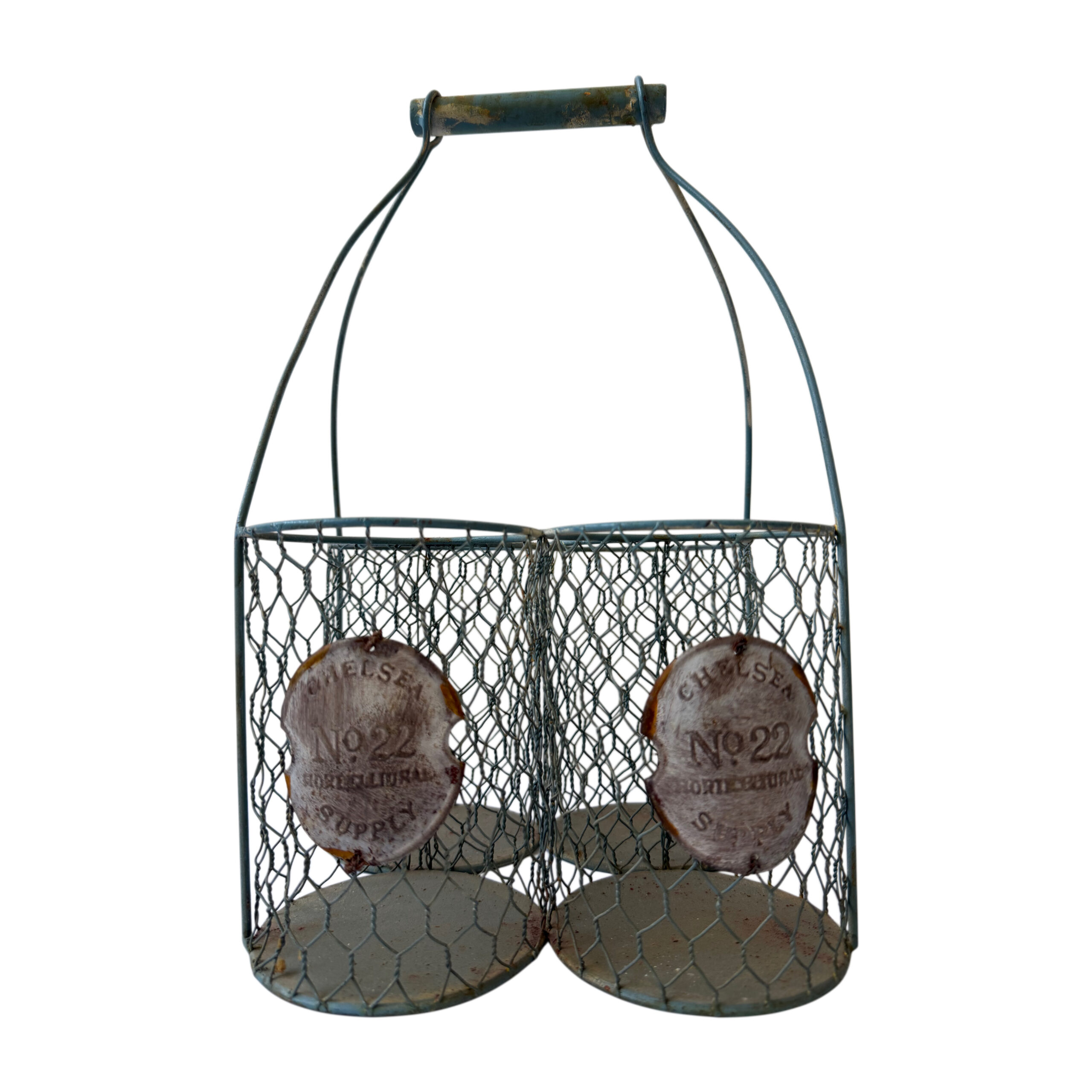 Organizador para cuatro botellas estilo vintage